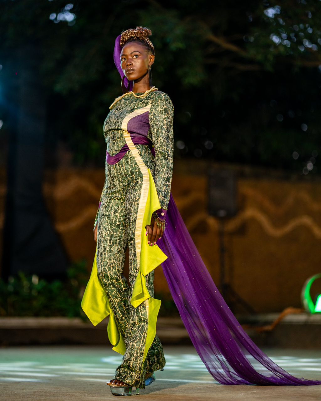 Editorial shoot featuring Evening outfit