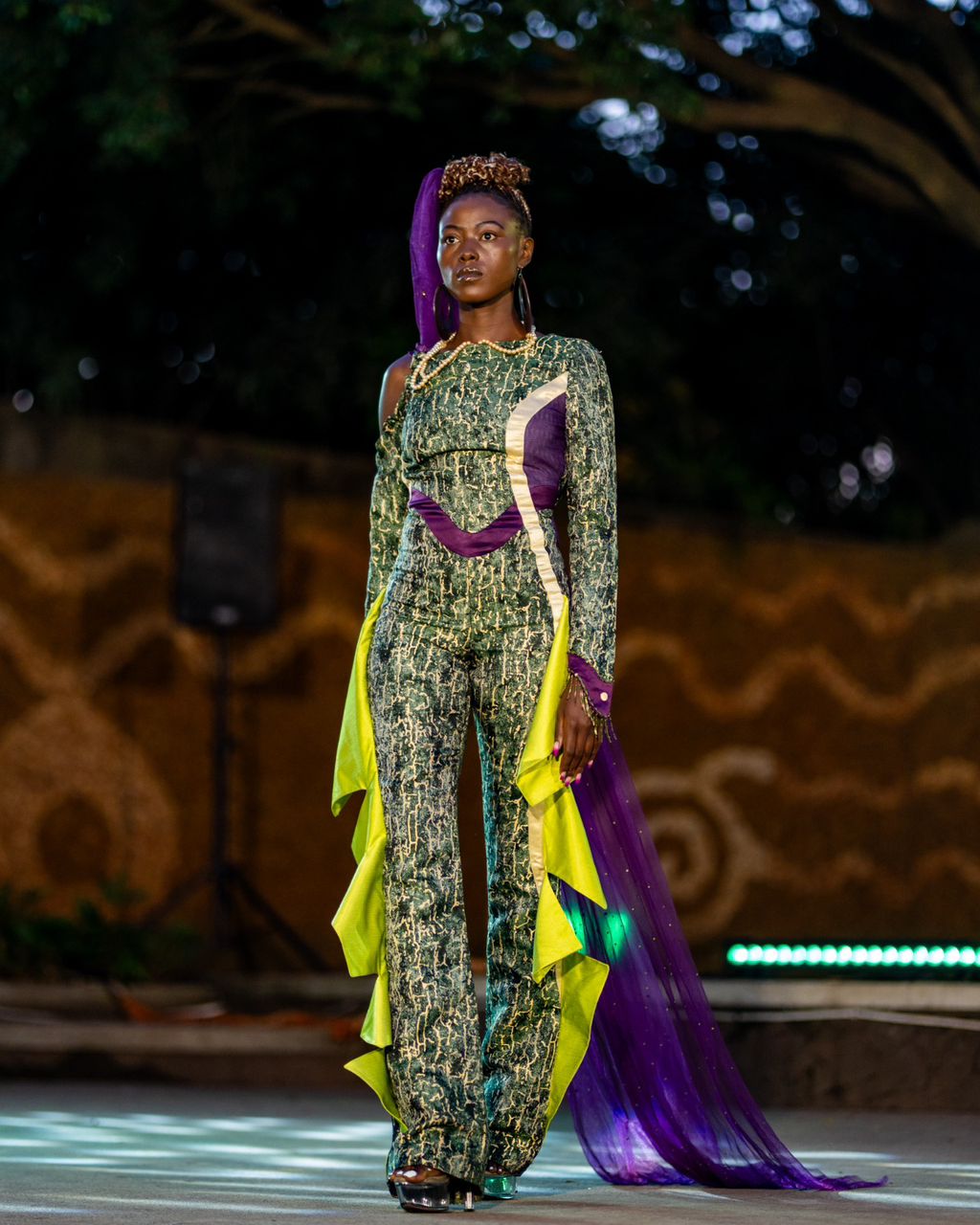 Editorial shoot featuring Evening outfit