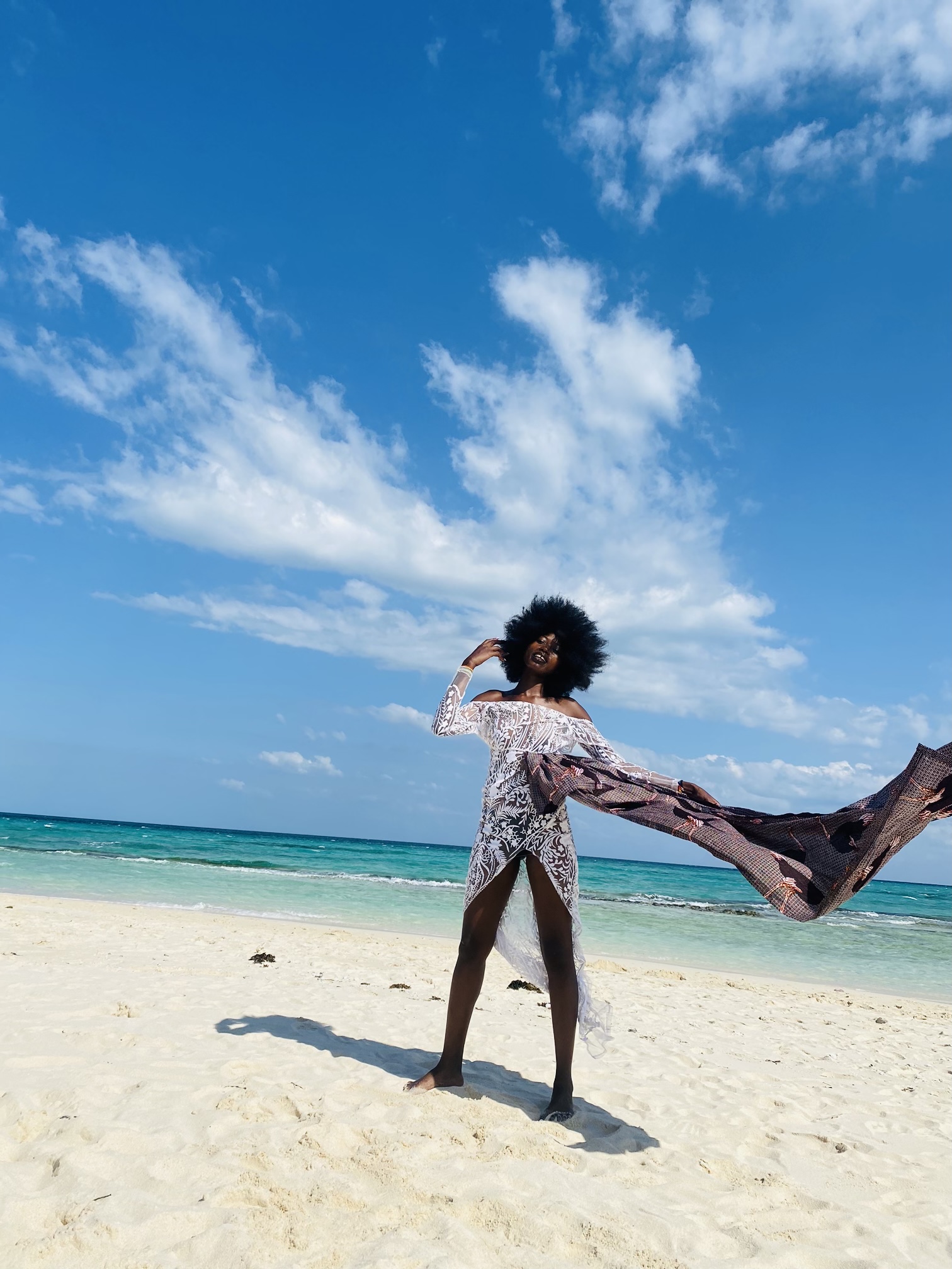Lifestyle shoot featuring Evening outfit