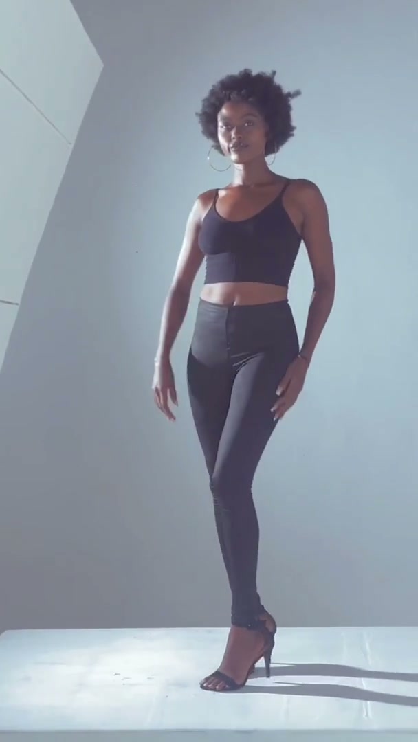 Studio shoot featuring Sportswear outfit